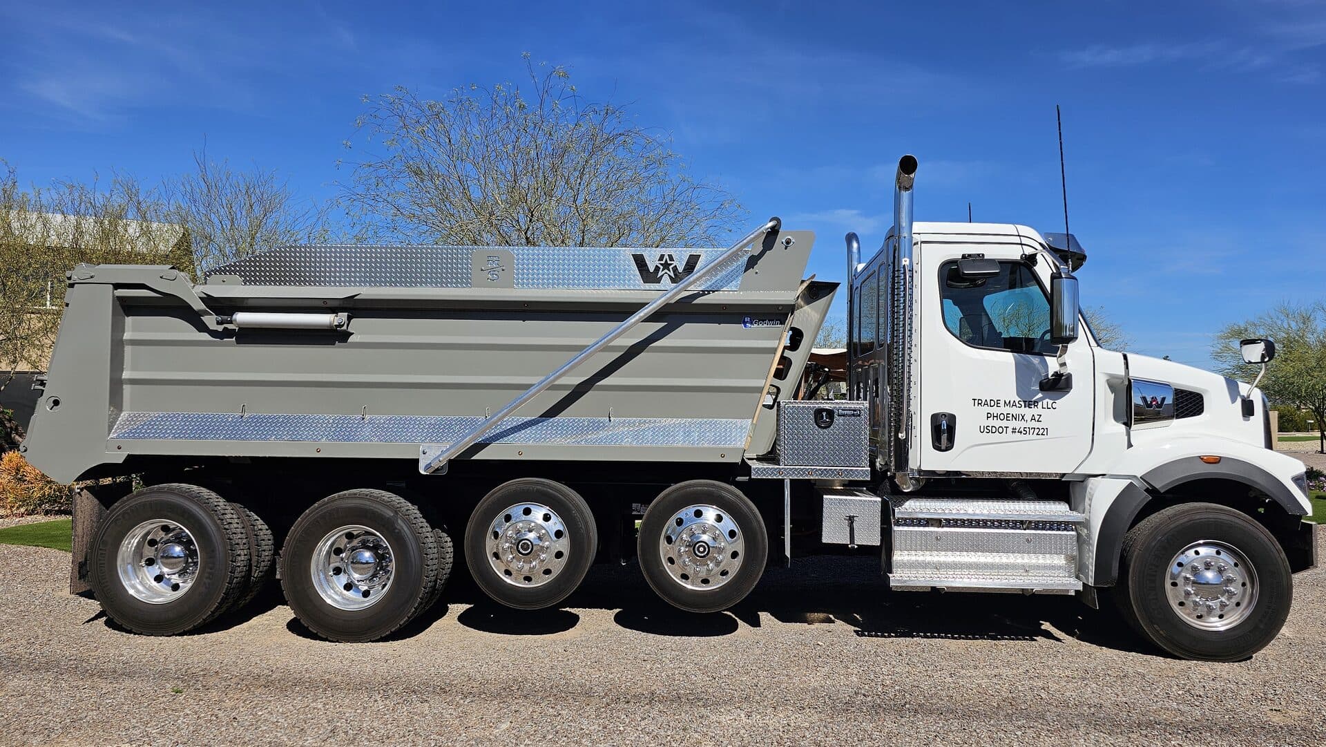 Pick your material and tons