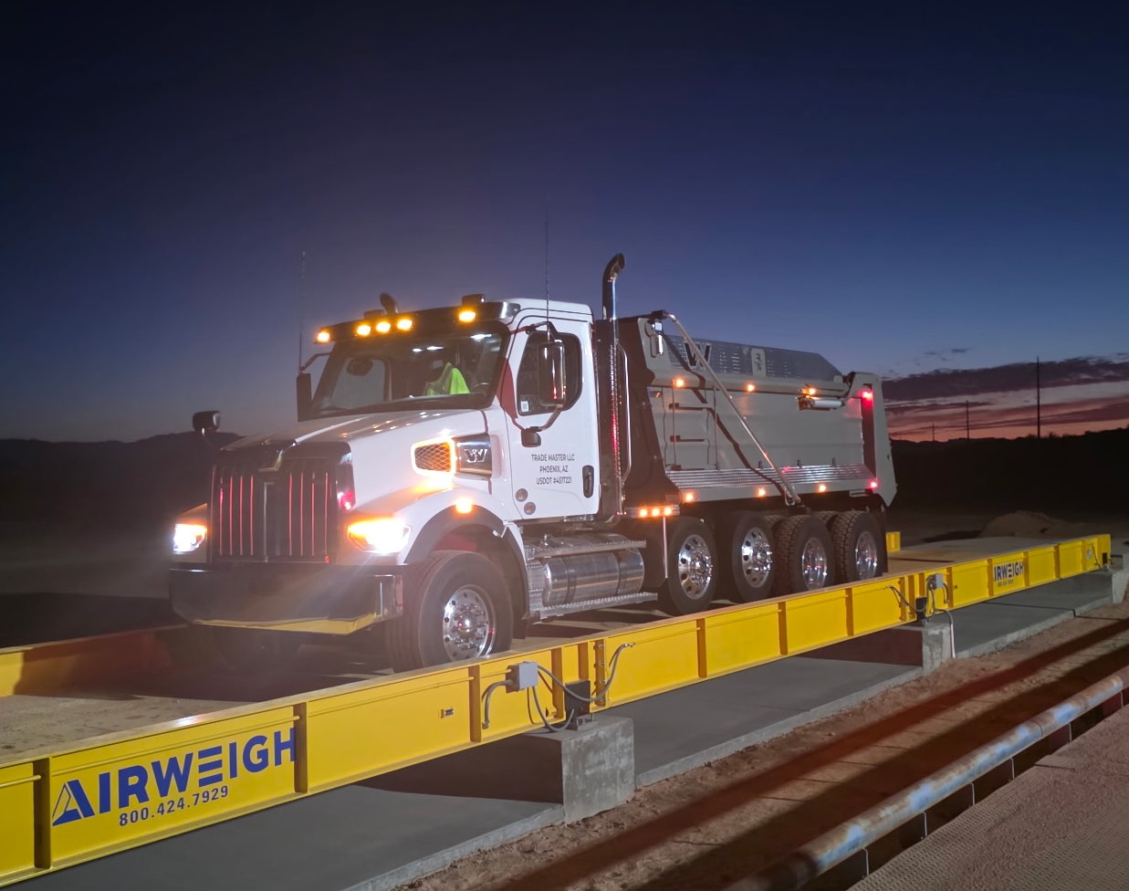 TradeMaster truck on the way to a delivery
